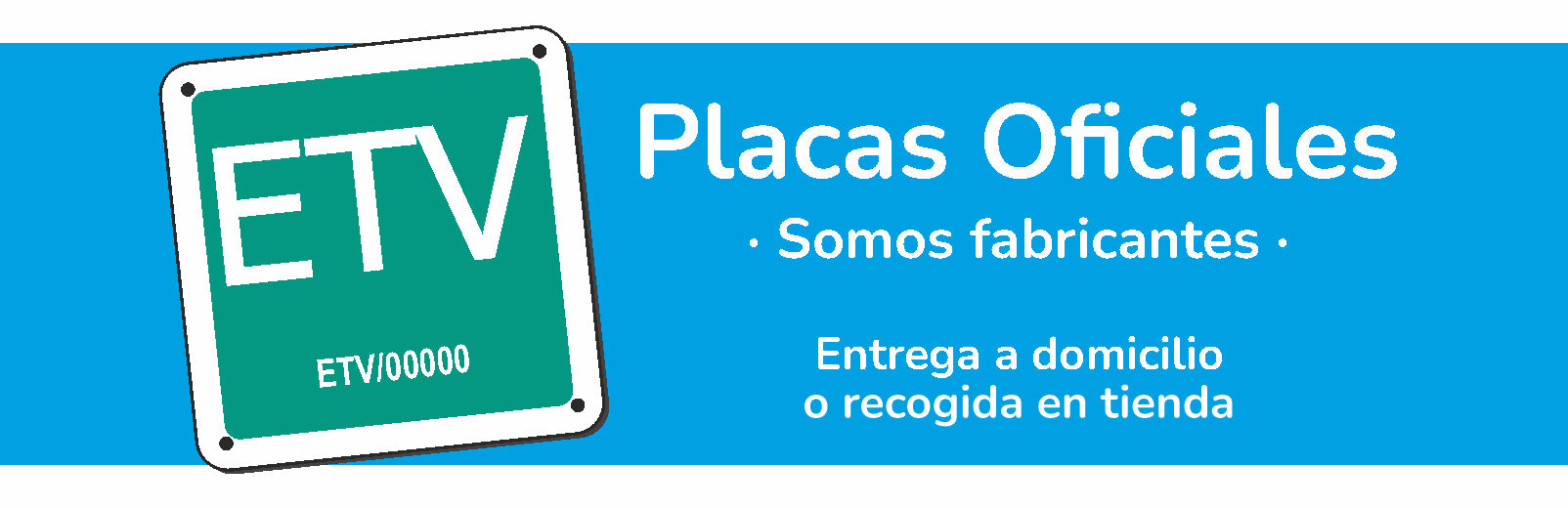 placas ETV oficiales en Baleares