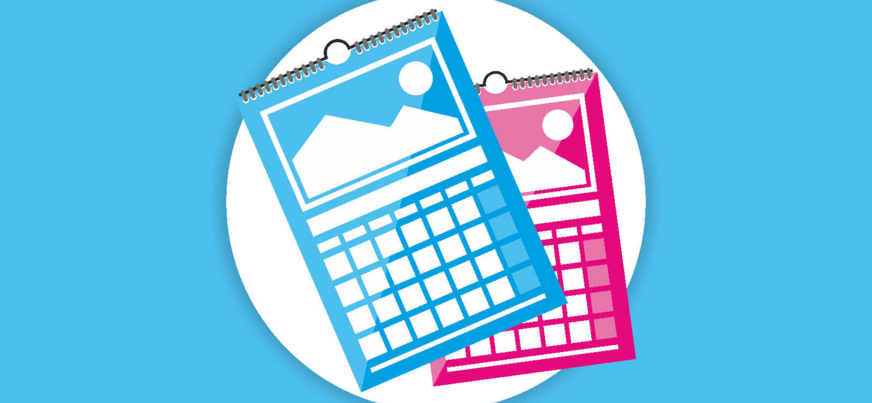 calendario pared