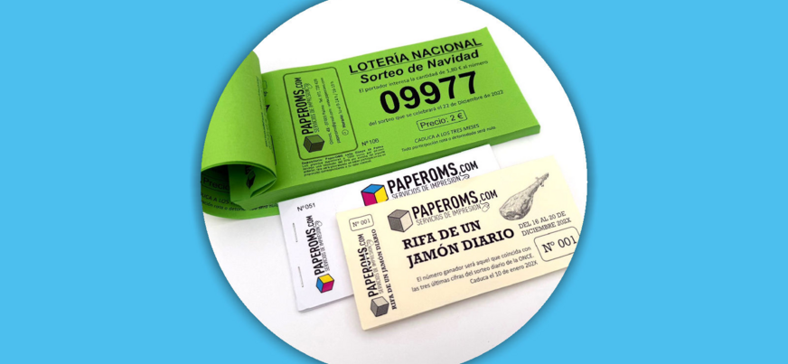 participaciones, rifas y sorteos