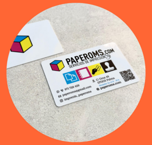 tarjetas pvc