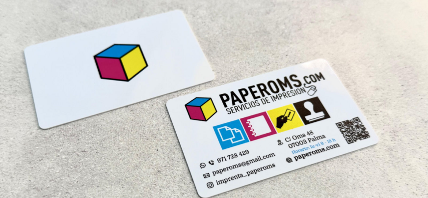 tarjetas pvc
