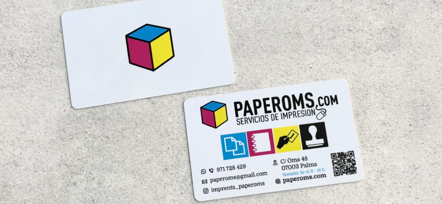 tarjetas pvc